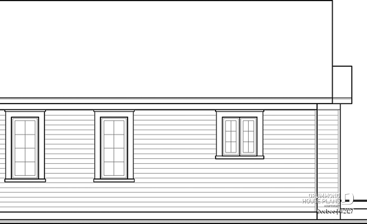 rear elevation - Quebec