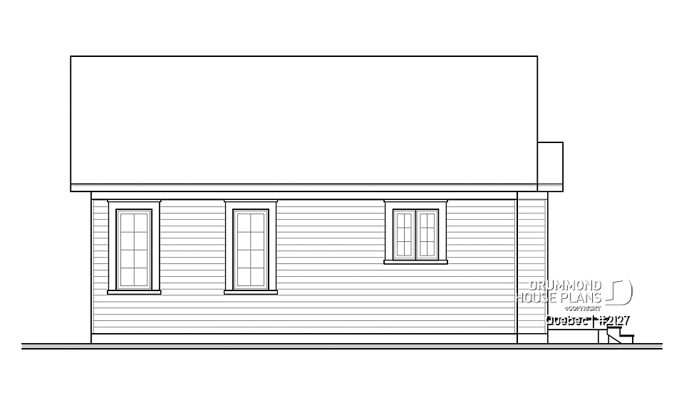 rear elevation - Quebec
