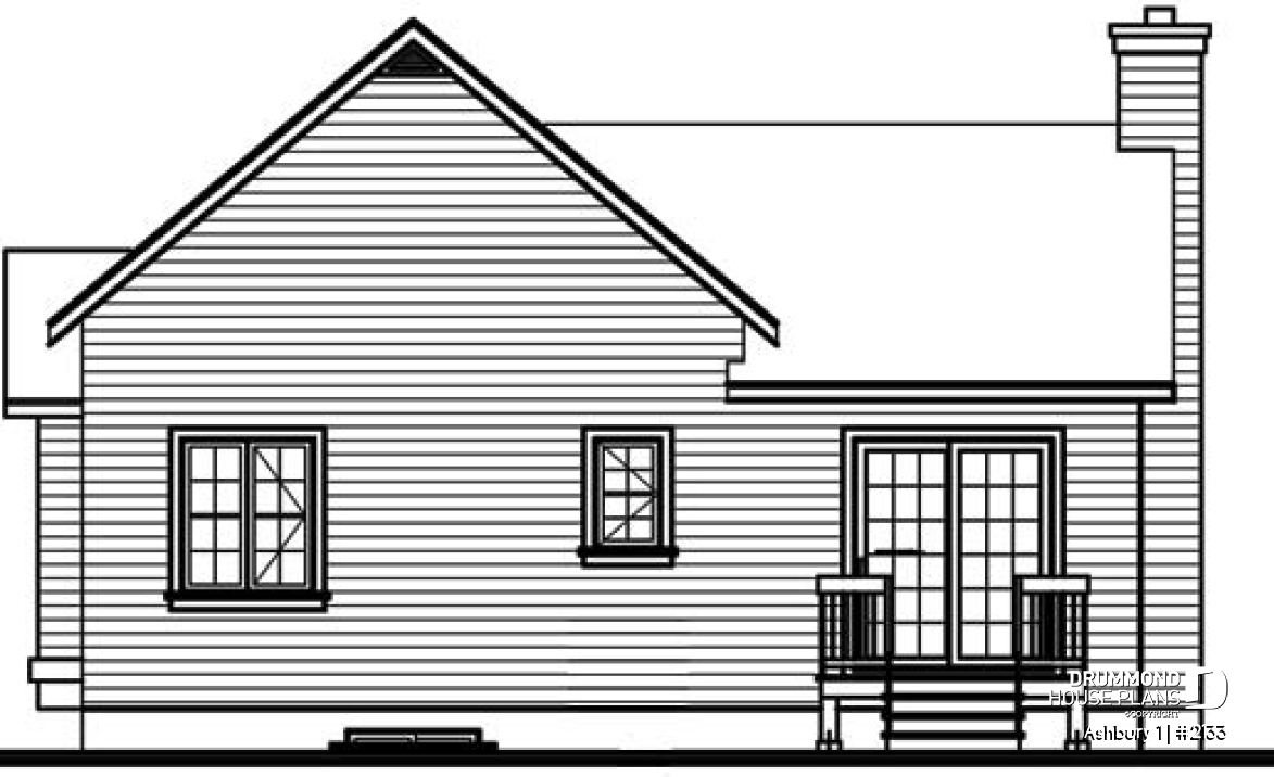 rear elevation - Ashbury 1