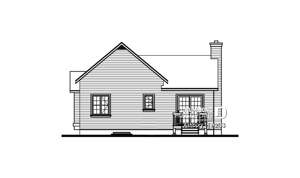 rear elevation - Ashbury 1