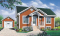 front - BASE MODEL - Affordable one-storey home plan with 2 bedrooms, daylight basement, great kitchen - Bedford