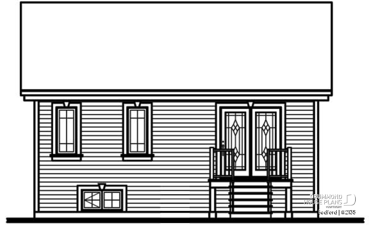 rear elevation - Bedford