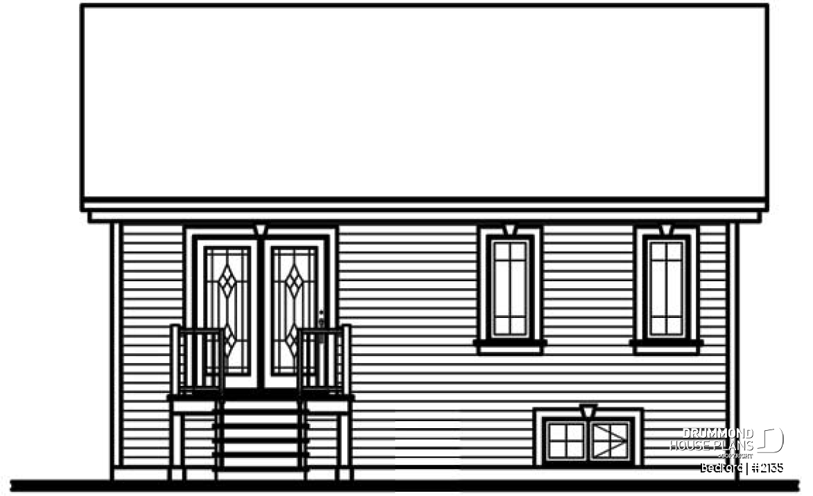 rear elevation - Bedford