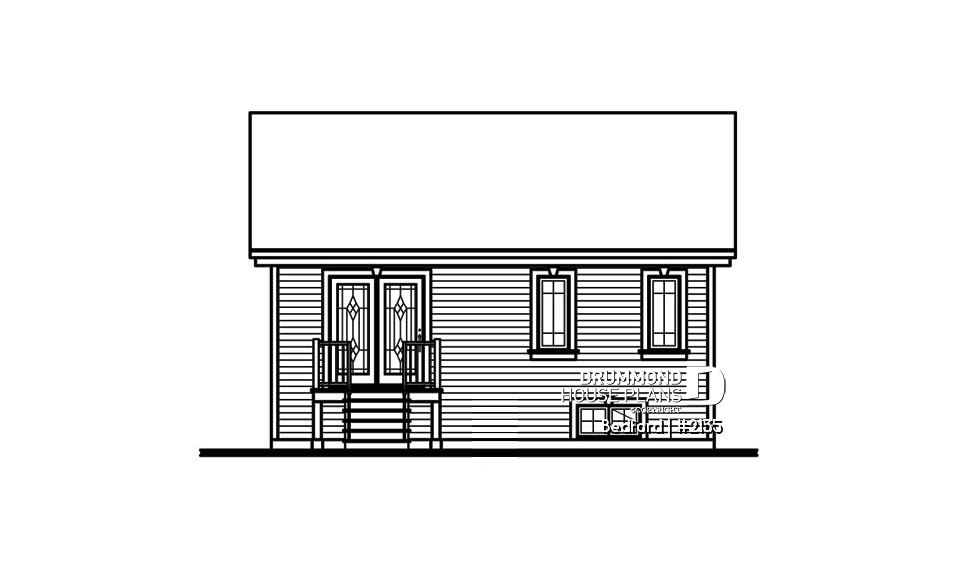 rear elevation - Bedford