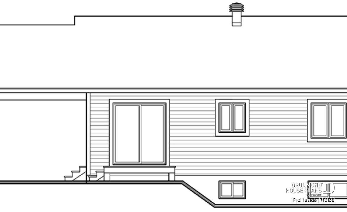 rear elevation - Prairieside