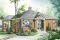 front - BASE MODEL - One-storey 2 bedroom ranch style home plan with lots of natural lights and low building costs - Colorado