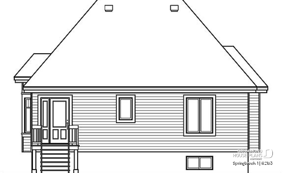 rear elevation - Springbrook 1
