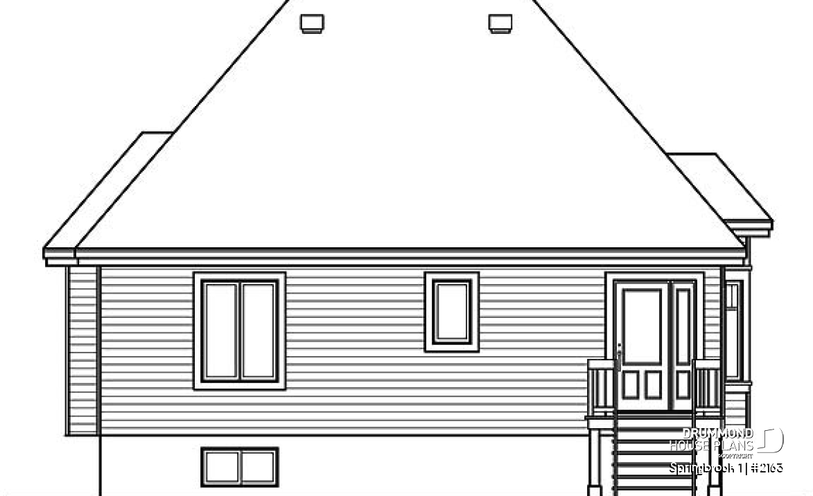 rear elevation - Springbrook 1