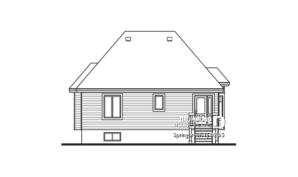 rear elevation - Springbrook 1