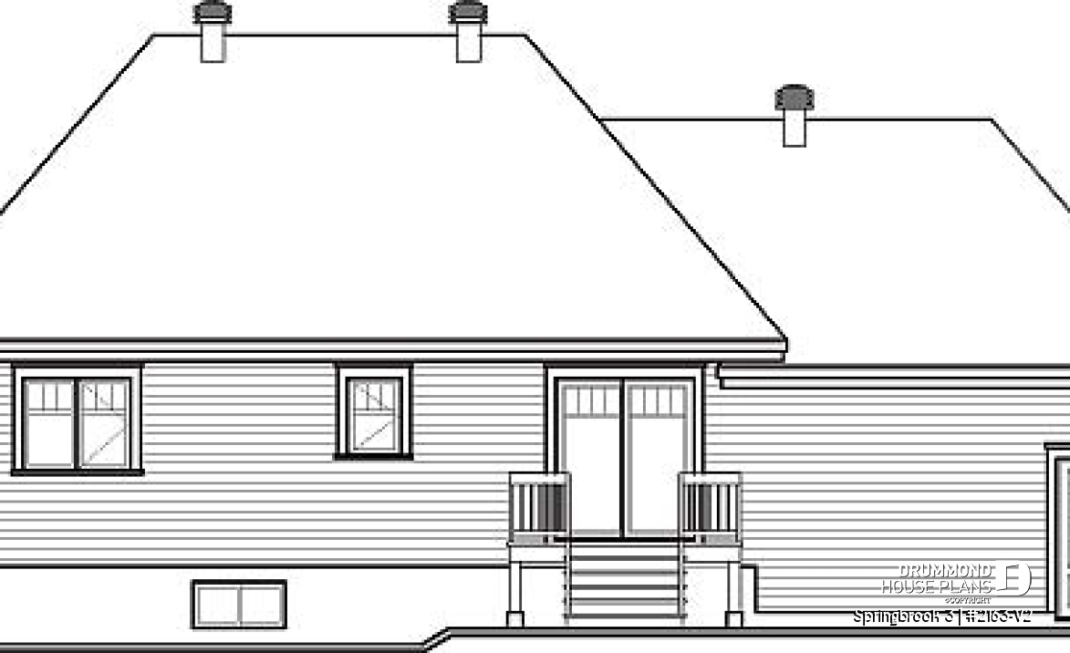 rear elevation - Springbrook 3