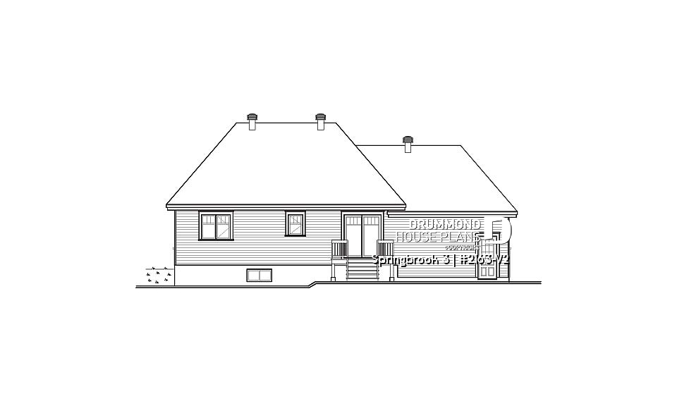 rear elevation - Springbrook 3
