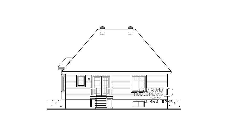 rear elevation - Merlin 4