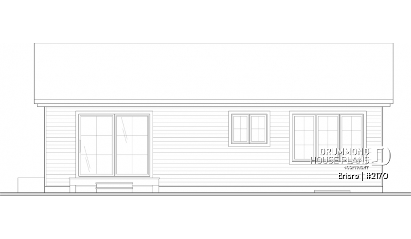 rear elevation - Briere