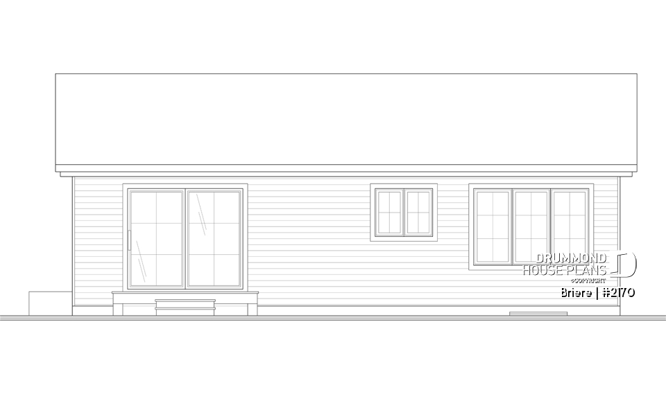 rear elevation - Briere