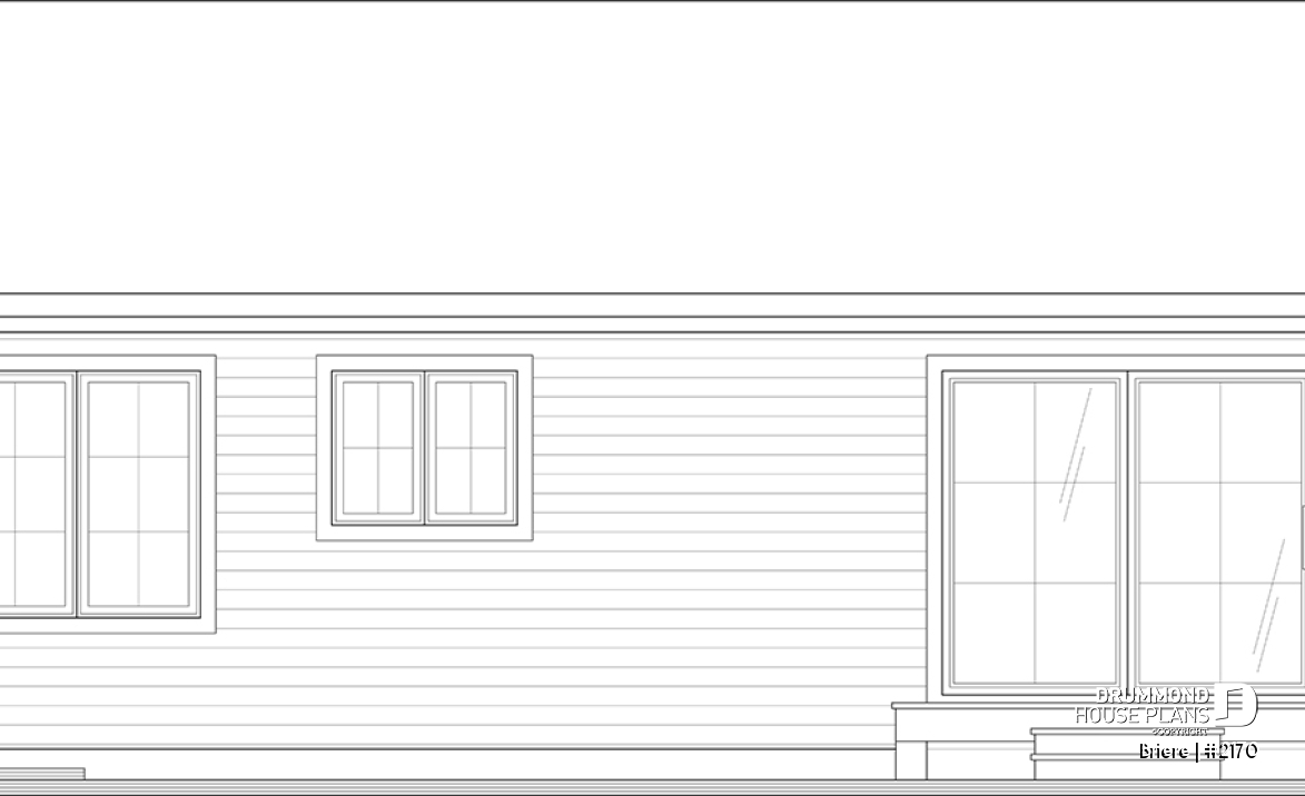 rear elevation - Briere