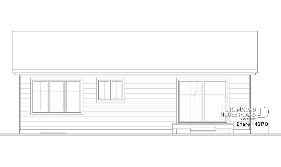 rear elevation - Briere