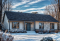 Color version 7 - Front - Classic ranch-style bungalow house plan with 3 bedrooms, open layout and covered front porch - Summerfield
