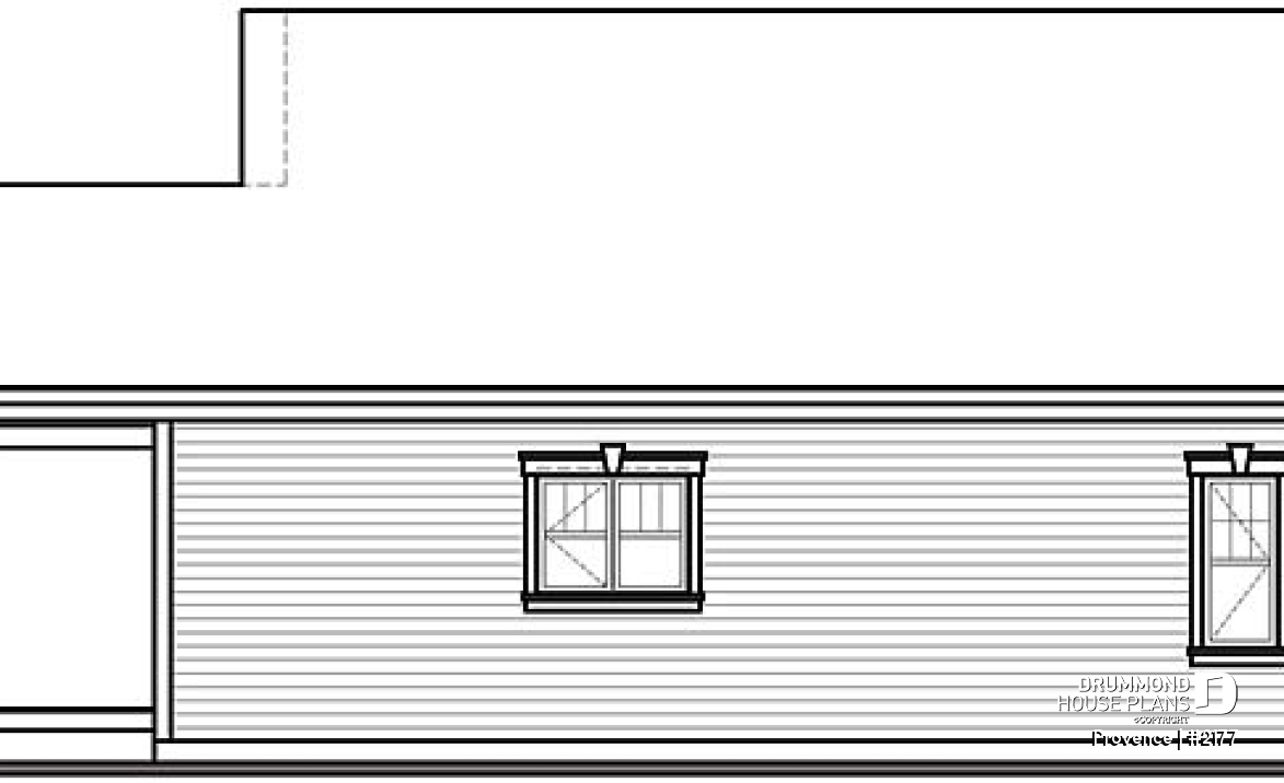 rear elevation - Provence