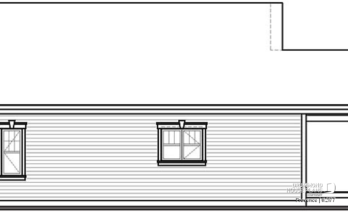 rear elevation - Provence