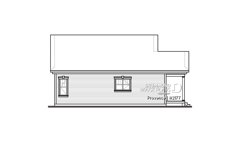 rear elevation - Provence