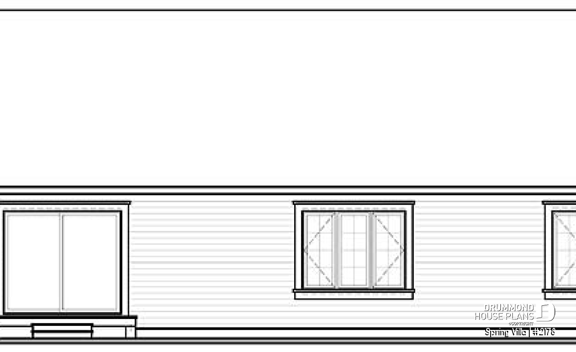 rear elevation - Spring Villa
