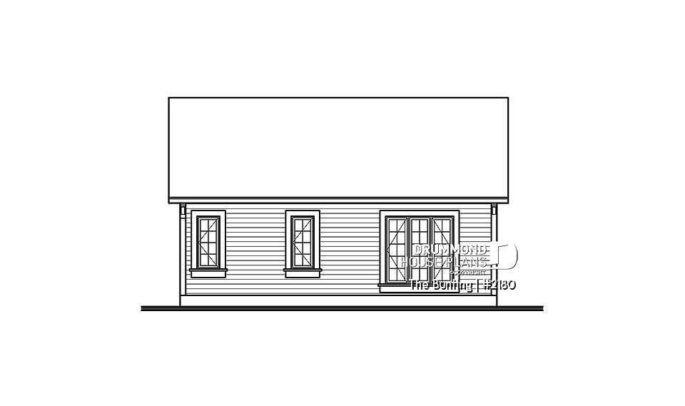 rear elevation - The Bunting