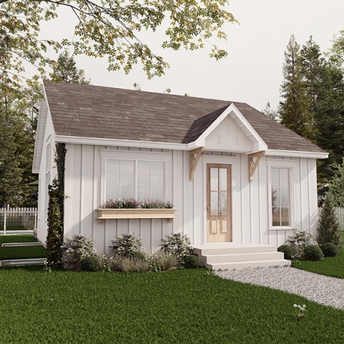 rear elevation - The Bunting 2