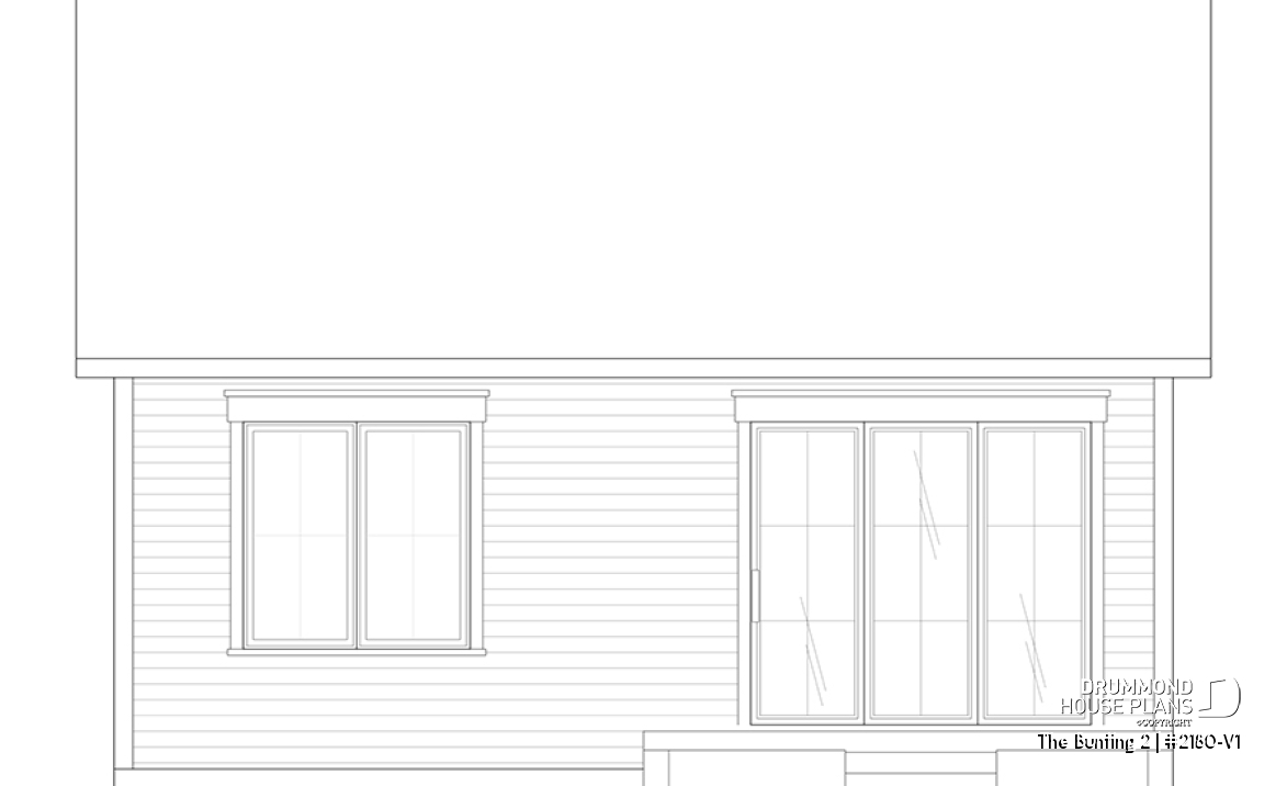rear elevation - The Bunting 2