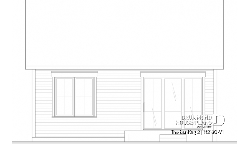 rear elevation - The Bunting 2