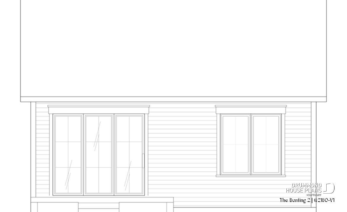 rear elevation - The Bunting 2