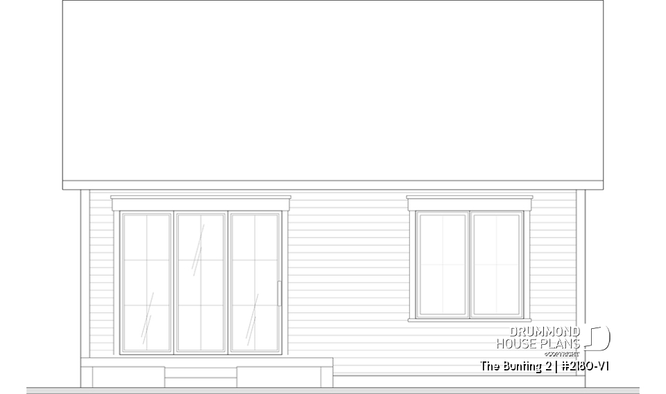 rear elevation - The Bunting 2