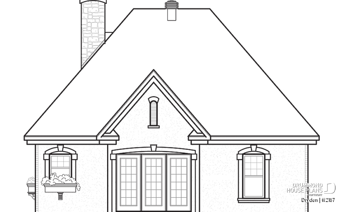 rear elevation - Dryden