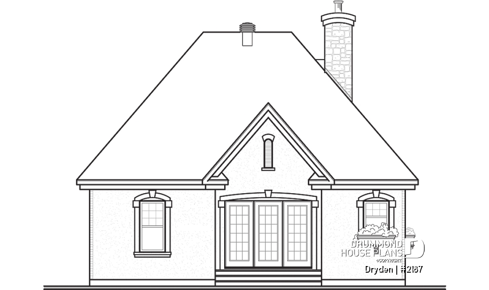 rear elevation - Dryden
