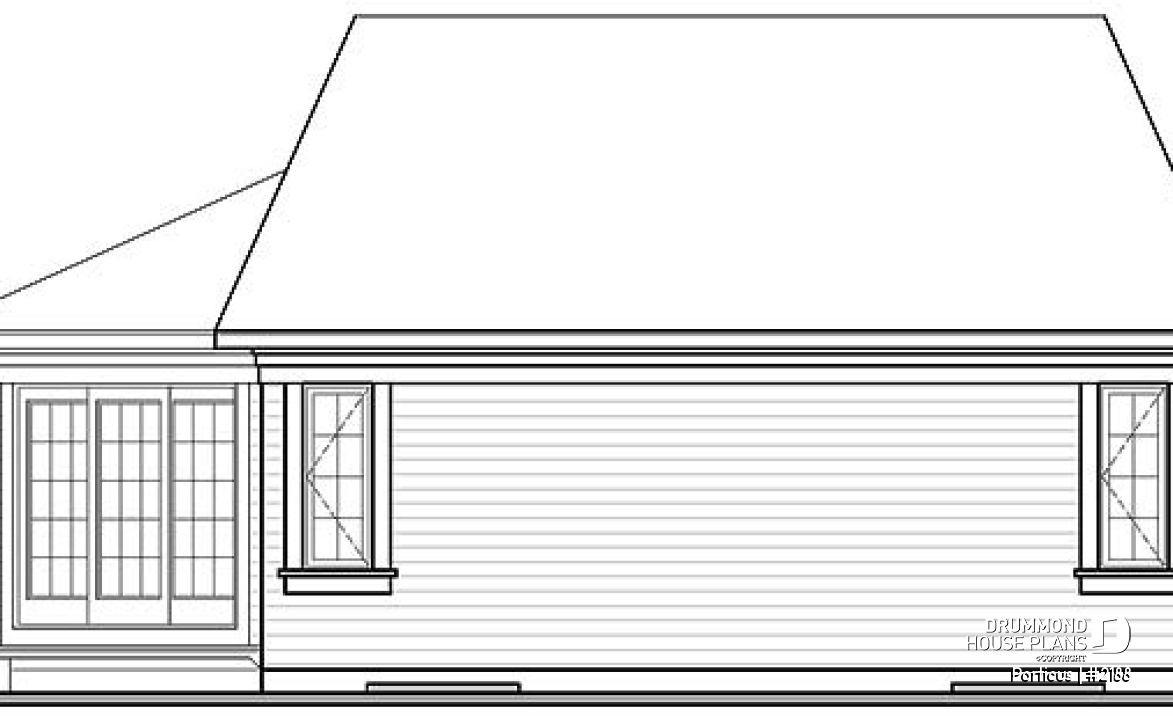 rear elevation - Porticus