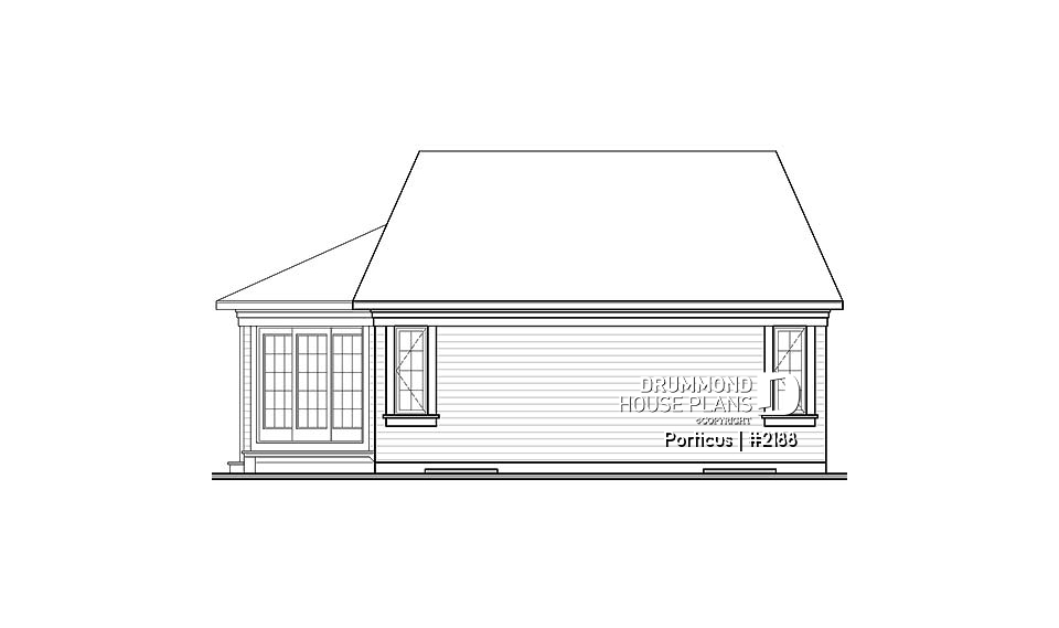 rear elevation - Porticus