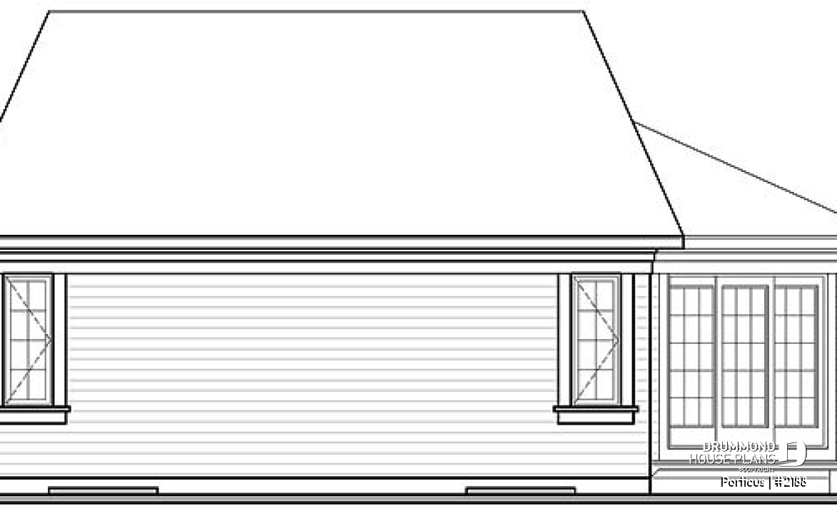 rear elevation - Porticus