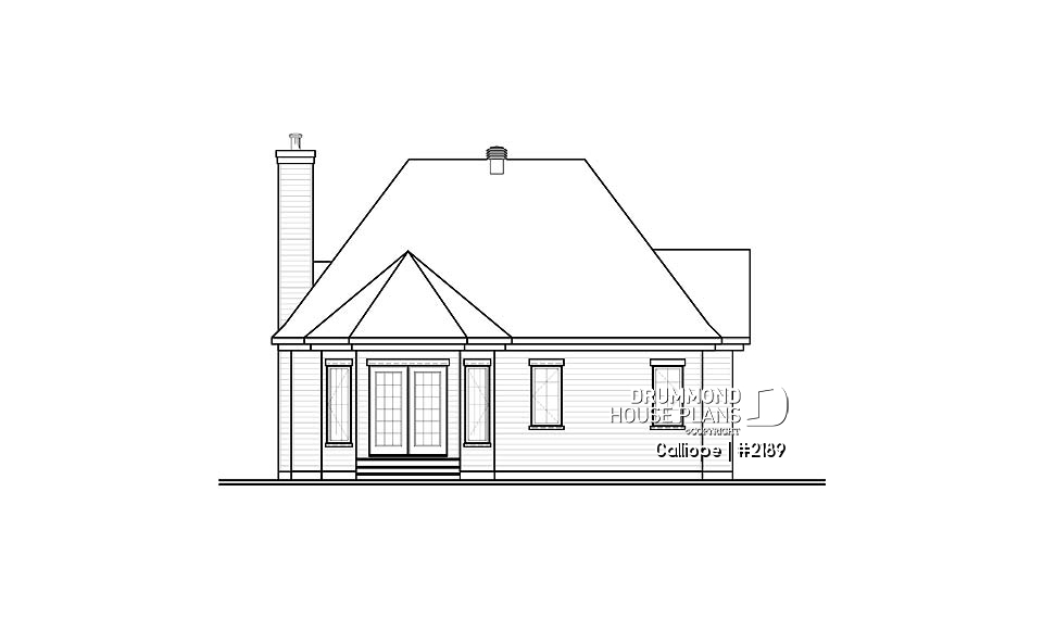 rear elevation - Calliope