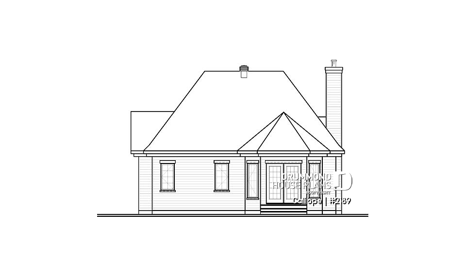 rear elevation - Calliope