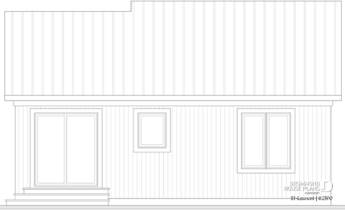rear elevation - St-Laurent