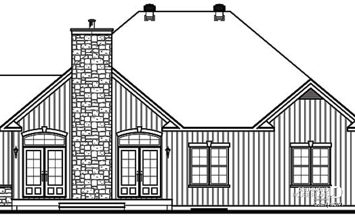 rear elevation - Collin