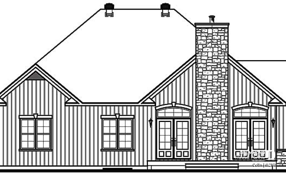 rear elevation - Collin