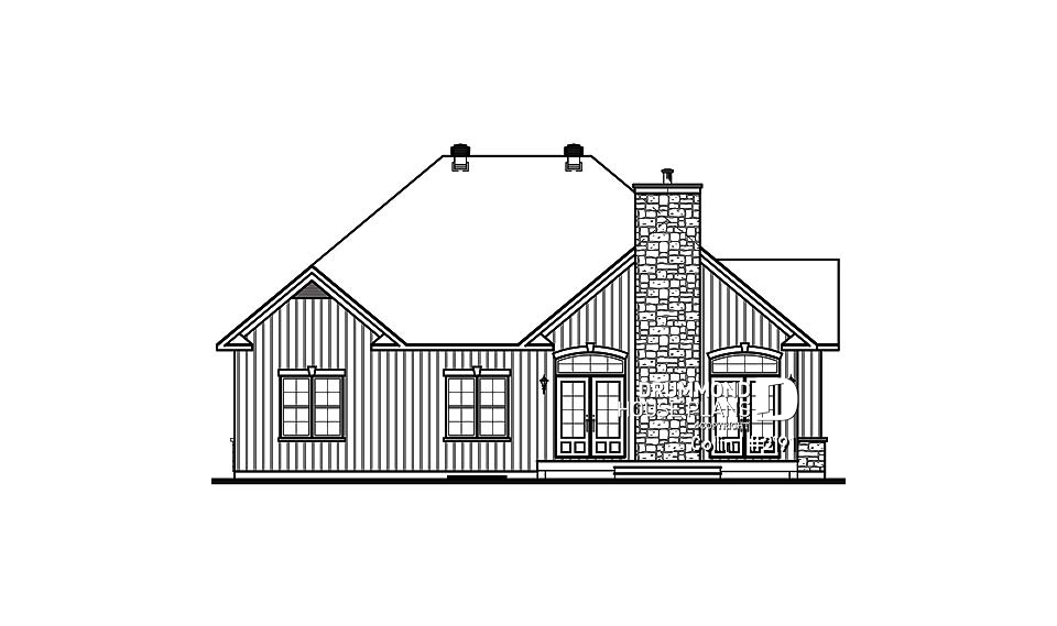 rear elevation - Collin
