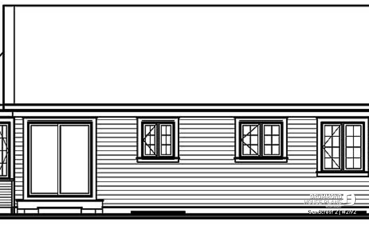rear elevation - Sandcrest 2