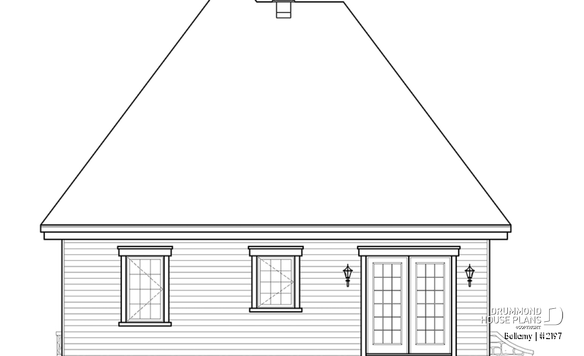 rear elevation - Bellamy