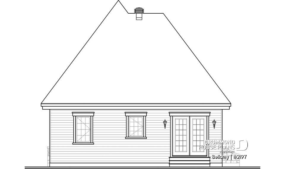 rear elevation - Bellamy