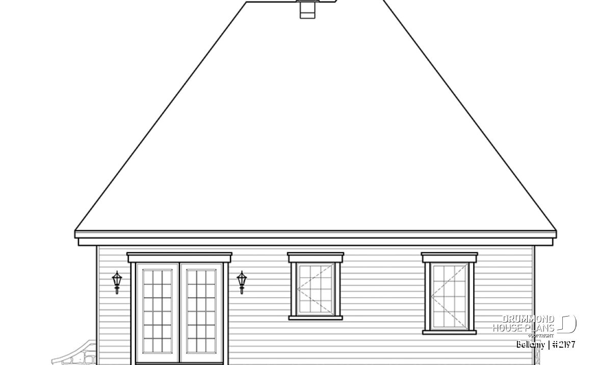 rear elevation - Bellamy
