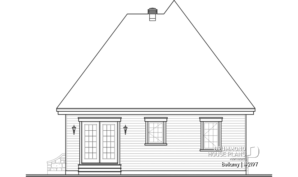 rear elevation - Bellamy