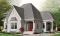 front - BASE MODEL - One-bedroom house plan with charming side sheltered terrace. - Tassigny