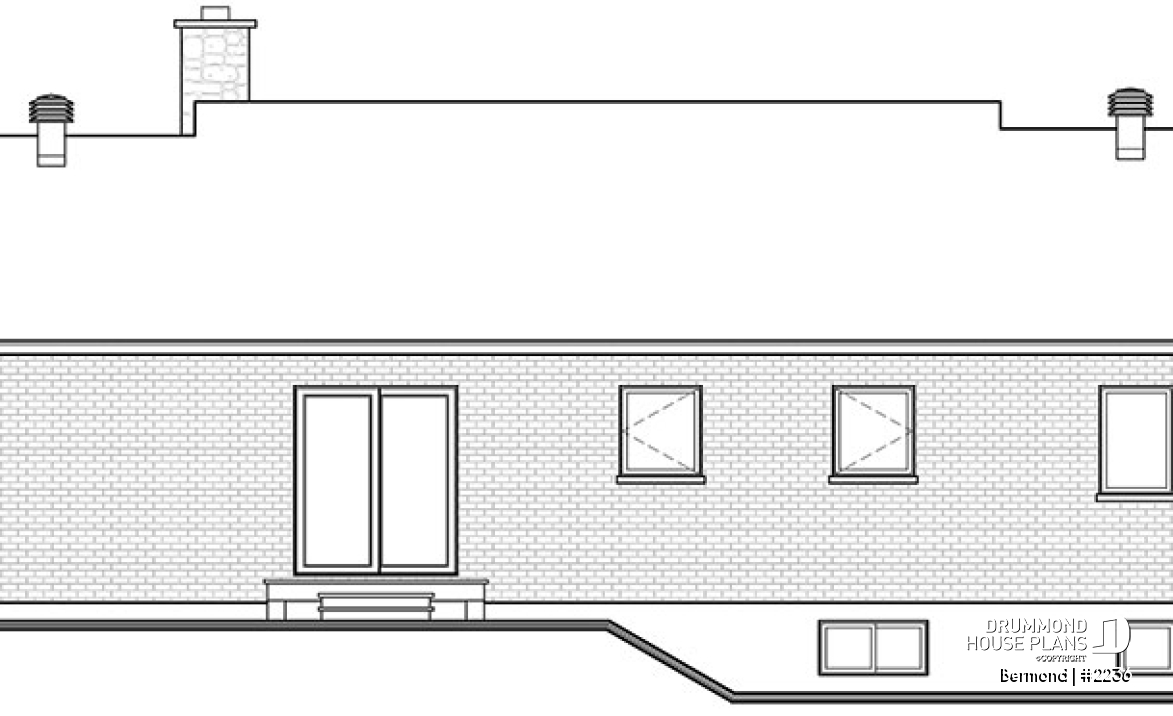 rear elevation - Bermond