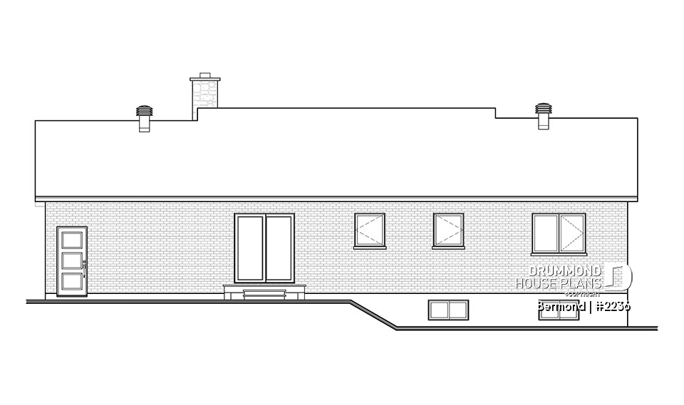 rear elevation - Bermond